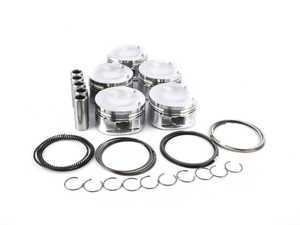 ES#3523429 - je337966 - JE Forged Pistons - Set Of Five  - Includes JE Pro Seal rings, 22mm wrist pins, and pin locks - 82.5mm bore (stock) and 9.5:1 CR - JE Piston - Audi