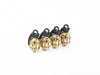 ES#3170889 - 4pcGOLDVSGrenade - Grenade Valve Stem Caps - Gold  - Lightweight anodized spike valve stem caps measuring 1.57" high - Sickspeed - BMW Volkswagen MINI