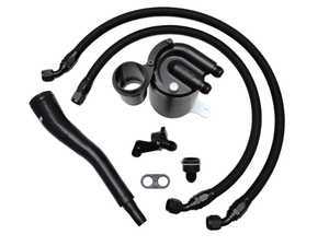 ES#3569872 - 034-101-1008 - 034Motorsport Billet Catch Can Kit - Prevent oil deposits in intake manifold and intake valves, while reducing carbon buildup! - 034Motorsport - Audi Volkswagen