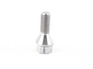 Titanium Conical Seat Wheel Bolt - 12x1.5x26mm - Priced Each