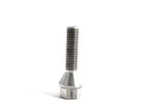 Titanium Conical Seat Wheel Bolt - 12x1.5x40mm - Priced Each