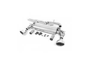ES#3569974 - SSXAU732 - Cat-Back Exhaust System - Non-Resonated - 3.00" Stainless Steel non-resonated system with dual Polished oval tips (170x107mm) - Milltek Sport - Audi