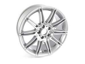 ES#65141 - 36118037141 - 19" M Double Spoke Style 225 Wheel - Priced Each - 19x8 ET 37 72.6 CB - Genuine BMW - BMW