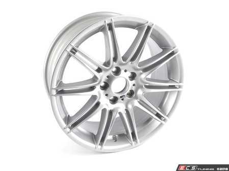 ES#65141 - 36118037141 - 19" M Double Spoke Style 225 Wheel - Priced Each - 19x8 ET 37 72.6 CB - Genuine BMW - BMW