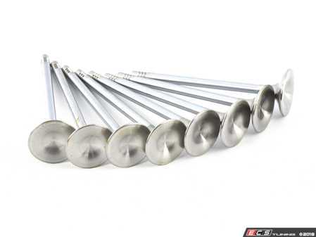 ES#3647476 - ST-AEVI-1103KT1 - Supertech Inconel Exhaust Valve Kit - Stock sized valve head diameter, factory triple groove keeper setup - Includes Supertech valves and IE valve seals - Assembled By ECS - Audi