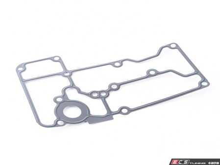 ES#2536134 - 079103161Q - Crankcase Vent Valve Gasket - Seals the connection point for the crankcase vent valve - Located in the valley between the cylinder heads - Genuine Volkswagen Audi - Audi