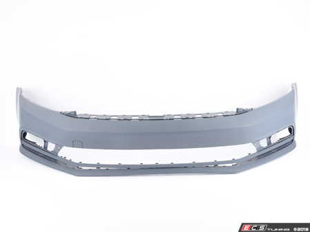 ES#3423644 - 5C6807217AGGRU - Front Bumper Cover - Primed - Restore exterior beauty - Genuine Volkswagen Audi - Volkswagen