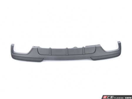 ES#2611679 - 51192291363 - BMW M Performance Rear Diffusor - F10 - Genuine BMW M Performance Rear Diffusor for your F10 535 or 550 - Matte Black - Genuine BMW - BMW