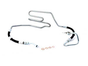 ES#3420797 - 8N0422893AA - Power Steering Pressure Hose - Connects the power steering pump to the rack - Omega - Audi
