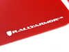 ES#3129667 - MF37URRDWH - Mud Flap Kit - Red With White Logo  - Durable, polyurethane mud flaps - Rally Armor - Volkswagen