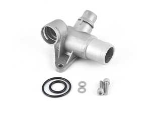 ES#3559174 - 462-121-132B6 - Cast Aluminum Cylinder Head Cooling Flange - Located at the rear of cylinder head, includes o-rings - iABED Industries - Audi