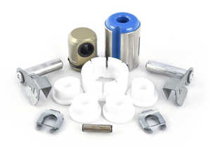ES#3514407 - 2511122060KT4 - Shifter Rebuild & Upgrade Kit - Overhaul your shifter with this kit, featuring ECS Tuning Teflon shifter bushings & Turner Motorsport poly shift arm bushing - Assembled By ECS - BMW