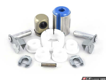 ES#3514407 - 2511122060KT4 - Shifter Rebuild & Upgrade Kit - Overhaul your shifter with this kit, featuring ECS Tuning Teflon shifter bushings & Turner Motorsport poly shift arm bushing - Assembled By ECS - BMW