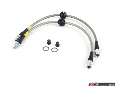 ES#3225039 - 950.34526 - Stainless Steel Brake Lines - Rear - (NO LONGER AVAILABLE) - Designed to create a quicker, firmer, more consistent pedal response - DOT compliant - StopTech - 