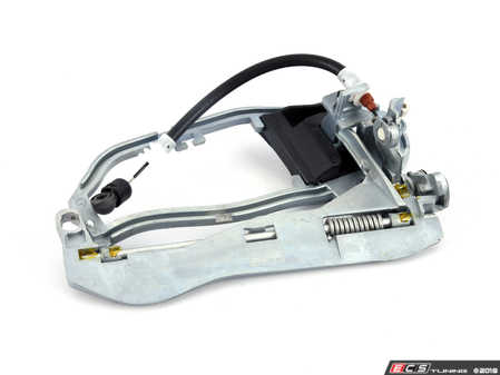 ES#2815922 - 51228243635 - Rear Door Handle Carrier - Left - Mechanism that the exterior door handle bolts to and operates the latch assembly - Hamburg Tech - BMW