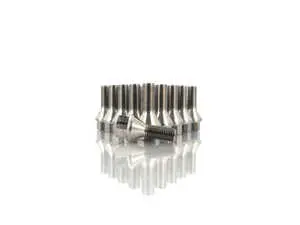 Titanium Conical Seat Wheel Bolt - 14x1.25x27mm - Set Of 20