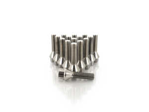 ES#3570244 - 025384ecs04-0316 - Titanium Conical Seat Wheel Bolt - 12x1.5x40mm - Set Of 16 - Lightweight, corrosion resistant, high performance lug bolts - ECS - BMW Volkswagen MINI