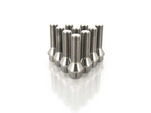 ES#3570226 - 025384ecs03-0310 - Titanium Conical Seat Wheel Bolt - 14x1.5x40mm - Set Of 10 - Lightweight, corrosion resistant, high performance lug bolts - ECS - Audi BMW Volkswagen Mercedes Benz