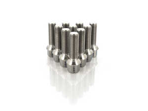 ES#3570217 - 025384ecs02-0310 - Titanium Ball Seat Wheel Bolt - 14x1.5x40mm - Set Of 10 - Lightweight, corrosion resistant, high performance lug bolts - ECS - Audi Volkswagen