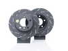 ES#523002 - USR858 - Ultimax USR Sport Front Rotor Kit - Pair (296X22) - Slotted rotors help evacuate debris and water from the pads for increased braking performance - EBC - BMW