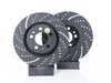 ES#522209 - GD819 - Front GD Sport Rotors - Pair (280x22) - Upgrade to a slotted/dimpled rotor for improved braking - EBC - Volkswagen