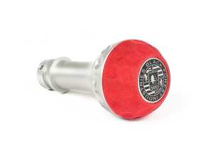 ES#3575903 - GSBRU - BFI Heavy Weight Golf Ball Shift Knob - Red Alcantara - Weighing in at approximately 235 grams, the added inertial mass makes shifting effort substantially less while speeding up the process at the same time. - Black Forest Industries - Audi Volkswagen
