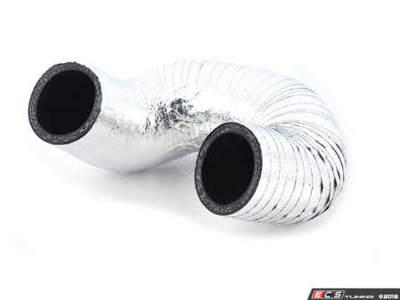 ES#3559046 - 020414ECS01 -  ECS Aluminized Silicone Water Pump Hose - The upgrade N52/N54/N55 owners have been waiting for - get rid of that failure-prone water pump to thermostat hose - ECS - 