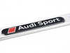 ES#473369 - ZAW355030 - Audi Sport License Plate Frame - Chrome - (NO LONGER AVAILABLE) - Chrome plate frame featuring the Audi Sport logo - Genuine Volkswagen Audi - 