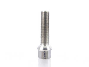 ES#3552854 - 025384ECS02-05 - Titanium Ball Seat Wheel Bolt - 14x1.5x50mm - Priced Each - Lightweight, corrosion resistant, high performance lug bolt - ECS - Audi Volkswagen