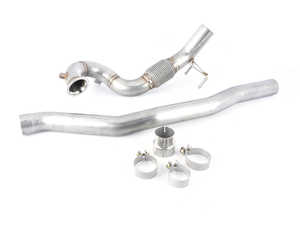 ES#3569956 - FMEXDP-MK7R - 2.5" Performance Downpipe - 304 Stainless construction with 200 cell, high flow catalytic converter - Forge - Volkswagen
