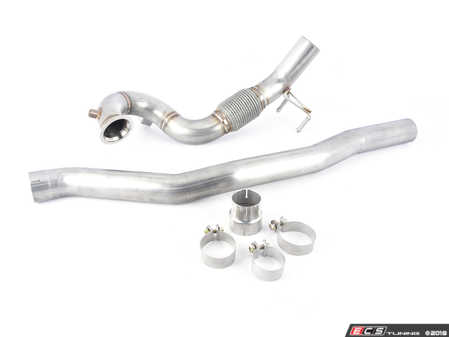 ES#3569956 - FMEXDP-MK7R - 2.5" Performance Downpipe - 304 Stainless construction with 200 cell, high flow catalytic converter - Forge - Volkswagen