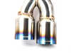 ES#2858001 - MRABEBE90M34DBT - Megan Axle Back Exhaust  - 2.5" stainless exhaust with quad 3" blue titanium tips - Megan Racing - BMW