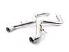 ES#2858001 - MRABEBE90M34DBT - Megan Axle Back Exhaust  - 2.5" stainless exhaust with quad 3" blue titanium tips - Megan Racing - BMW