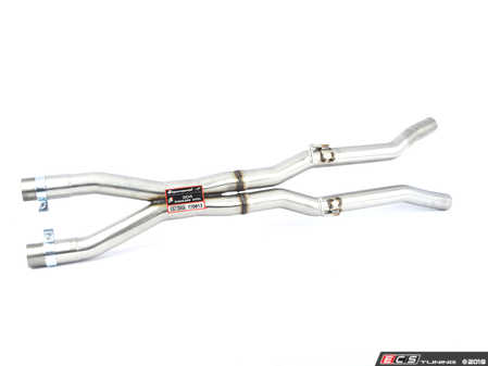 ES#3055323 - 770813 - Supersprint Center X-Pipe - Non-Resonated  - A low exhaust note with a free flow design - To be installed as a kit with 766901,766902 and 766932 - Supersprint - Audi