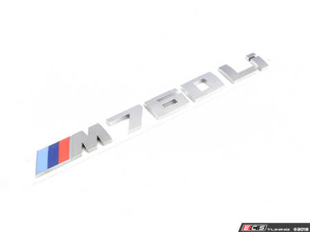 ES#3231403 - 51148072621 - Model Emblem - M760 Li C-Grey - Genuine BMW - BMW