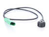 ES#2895020 - 07K905377C - Knock Sensor - 760mm - Transmits engine data to ECU to adjust timing incase of pre-ignition. Green sensor, 760mm in length - Vemo - Volkswagen