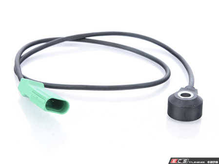 ES#2895020 - 07K905377C - Knock Sensor - 760mm - Transmits engine data to ECU to adjust timing incase of pre-ignition. Green sensor, 760mm in length - Vemo - Volkswagen