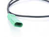 ES#2895020 - 07K905377C - Knock Sensor - 760mm - Transmits engine data to ECU to adjust timing incase of pre-ignition. Green sensor, 760mm in length - Vemo - Volkswagen