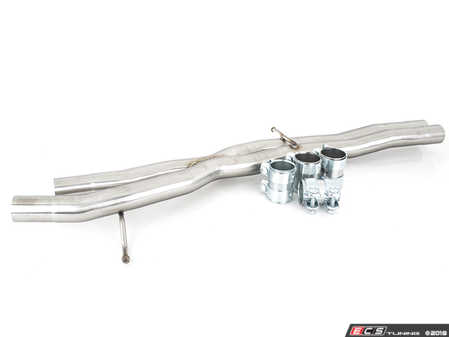 ES#3521607 - 024365ecs01KT - B9 S4 3.0T Center X-Pipe - Sound great and save weight! Eliminate the center resonator on your OE system for a more aggressive exhaust note - ECS - Audi