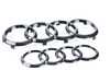 ES#3555004 - ZAW098010CDSP - Black Audi Rings Badge - Pair  - Pair of blackout Audi Rings emblems for the grille and trunk lid locations - Created with Audi enthusiasts in mind! - Genuine Volkswagen Audi - Audi