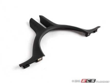 ES#52478 - 32306756514 - Lower Steering Wheel Cover - Schwarz softlack (rubberized) finish - Genuine BMW - BMW