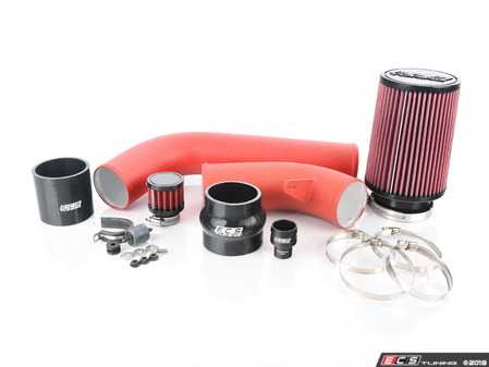 ES#2804342 - 000593ECS0203AKT - Luft-Technik Intake System - Wrinkle Red - Engineered for extreme performance and show quality looks! - ECS - Volkswagen