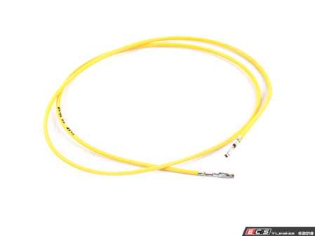 ES#1009104 - 000979159EC - Repair Wire - Priced Each - Single wire with two silver-coated connectors. 1.2mm lug with 1.0mm wire - Genuine Volkswagen Audi - Audi Volkswagen