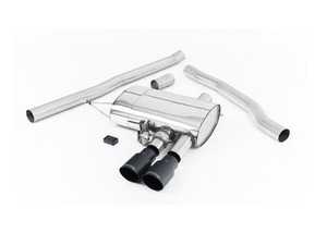 ES#3477811 - SSXM443 - ValveSonic Cat-Back Exhaust System - Non Resonated Dual GT90 Cerakote Black Tips - 2.75" stainless steel with dual Cerakote Black tips - Milltek Sport - MINI
