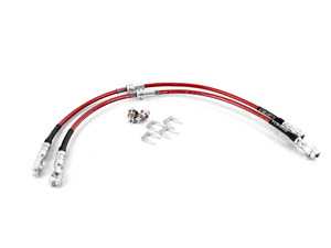ES#3523471 - 024661ECS01 - Exact-Fit Stainless Steel Brake Lines - Front - Front set of DOT-compliant lines for an improved pedal feel - ECS - Volkswagen