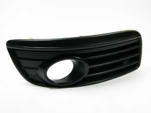ES#6430 - 1K0853666R9B9 - Right Blackout Grille - With Fogs - Slotted like the original but without chrome trim - Genuine Volkswagen Audi - Volkswagen