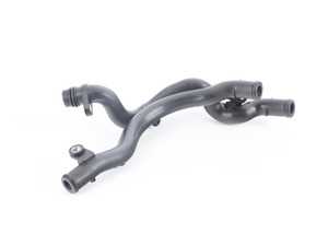 ES#2817128 - 06E121044AE - Coolant Pipe - Return - Secondary return pipe that connects to the supply pipe and the oil cooler hoses - Genuine Volkswagen Audi - Audi