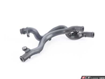ES#2817128 - 06E121044AE - Coolant Pipe - Return - Secondary return pipe that connects to the supply pipe and the oil cooler hoses - Genuine Volkswagen Audi - Audi