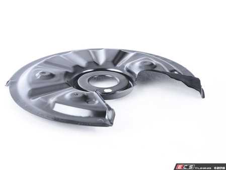 ES#3471415 - 5Q0615611T -   Rear Dust shield - Left - Keeps dirt and dangerous debris away from the brakes - Genuine Volkswagen Audi - Volkswagen