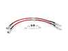 ES#3477521 - 025326ECS01 - Exact-Fit Stainless Steel Brake Lines - Front - Front set of DOT-compliant lines for an improved pedal feel - ECS - Audi Volkswagen